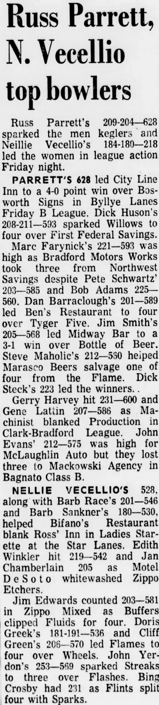other Newspaper clipping from Feb 15, 1969 5782166