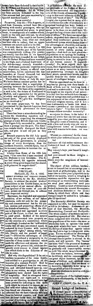 other Newspaper clipping from Sep 25, 1823 5782168