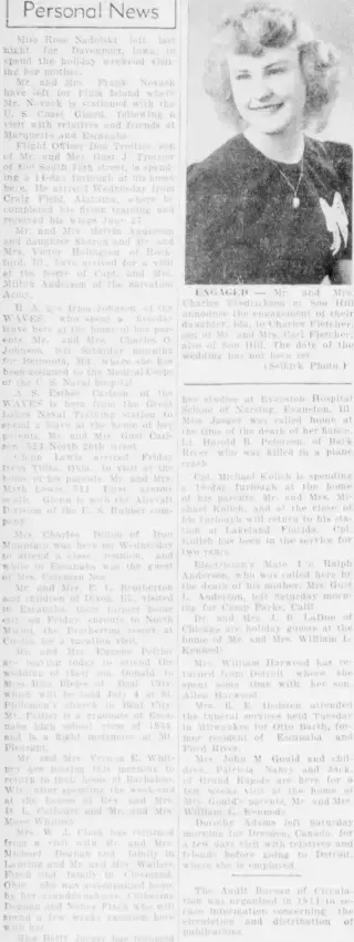 other Newspaper clipping from Jul 2, 1944 5782223