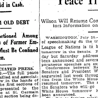 other Newspaper clipping from Jul 21, 1919 5782537