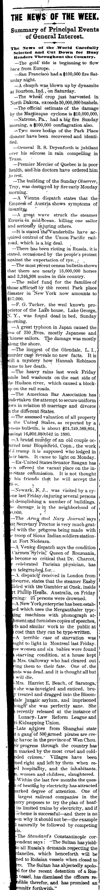 other Newspaper clipping from Sep 3, 1891 5782596
