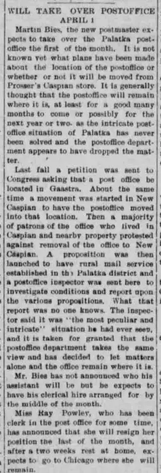 other Newspaper clipping from Mar 14, 1914 5782792