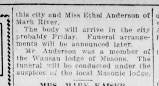 other Newspaper clipping from Nov 2, 1921 5782890