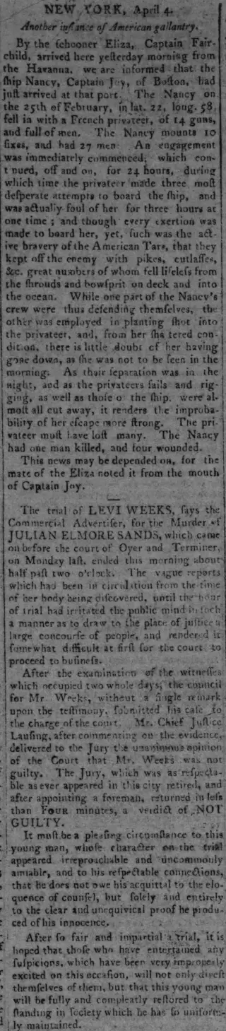 other Newspaper clipping from Apr 4, 1800 5783208