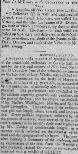 other Newspaper clipping from Jul 21, 1800 5783221