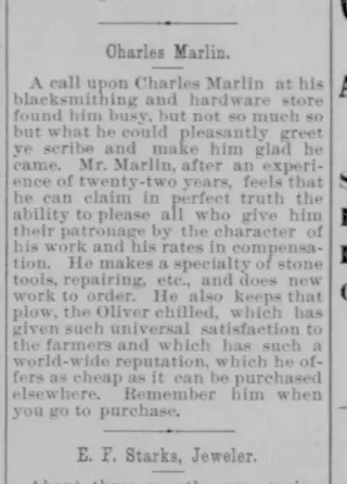 Business Newspaper clipping from Mar 14, 1890 5783282