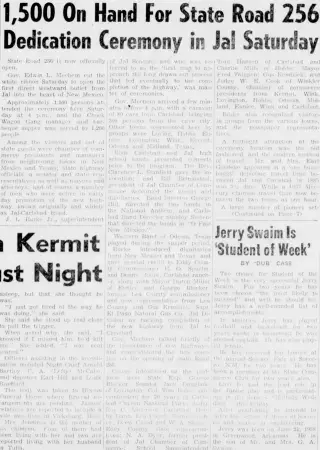 other Newspaper clipping from May 9, 1957 5783379