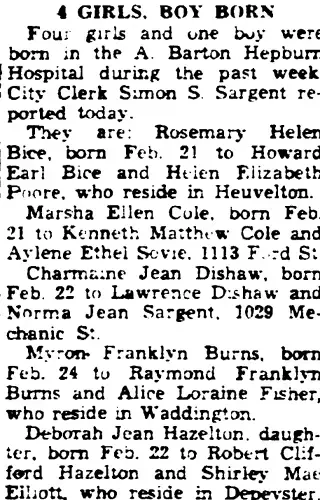 other Newspaper clipping from Mar 2, 1952 5783621