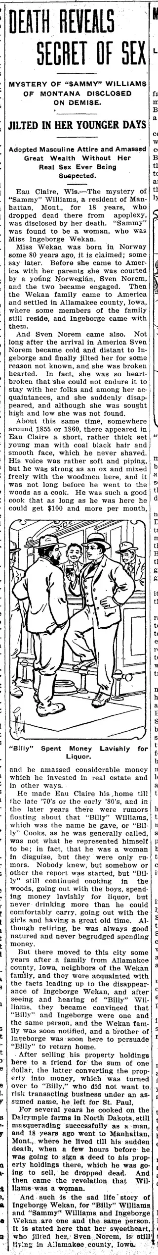 other Newspaper clipping from Jan 29, 1909 5784164