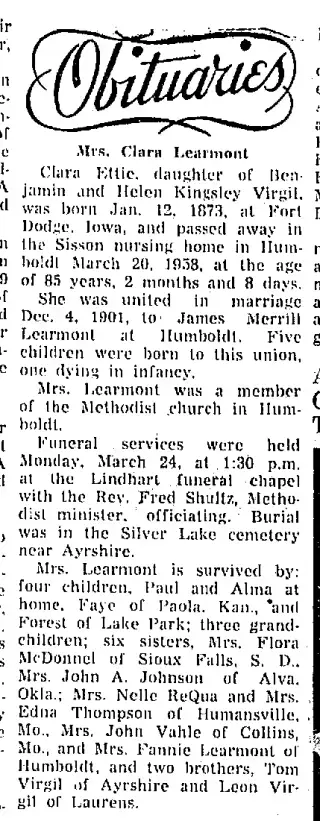other Newspaper clipping from Mar 29, 1958 5784553