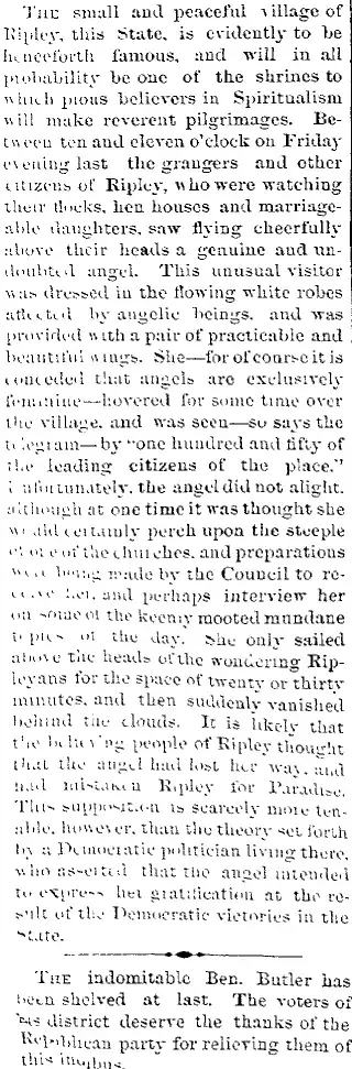other Newspaper clipping from Nov 4, 1874 5784599
