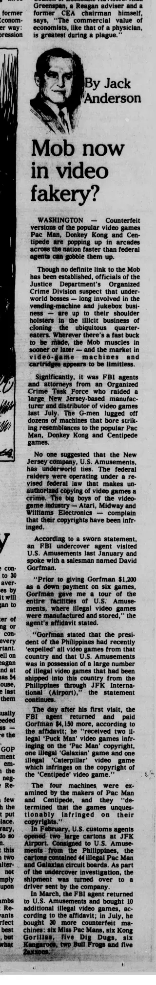 other Newspaper clipping from Nov 1, 1982 5784715