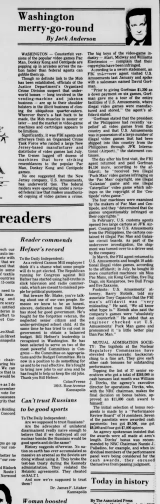other Newspaper clipping from Nov 1, 1982 5784731