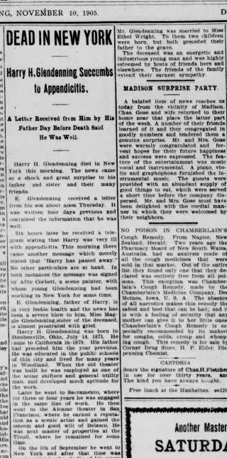 other Newspaper clipping from Nov 10, 1905 5784771