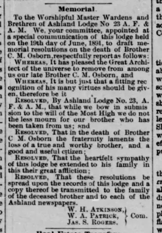 other Newspaper clipping from Jun 25, 1891 5785336