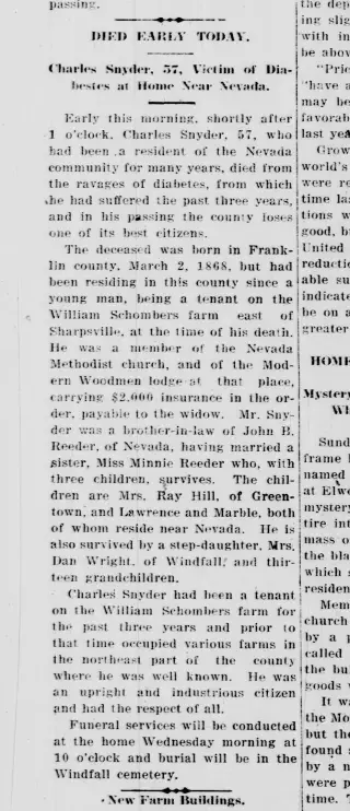 other Newspaper clipping from May 18, 1925 5785449
