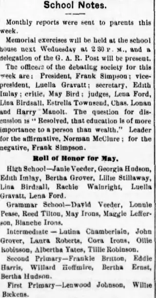 other Newspaper clipping from May 23, 1895 5785636
