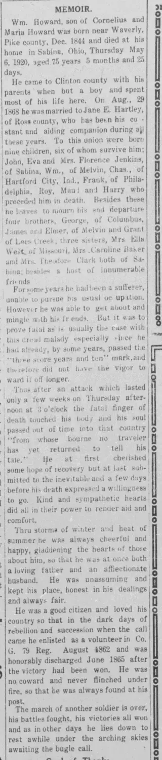 other Newspaper clipping from May 13, 1920 5785913