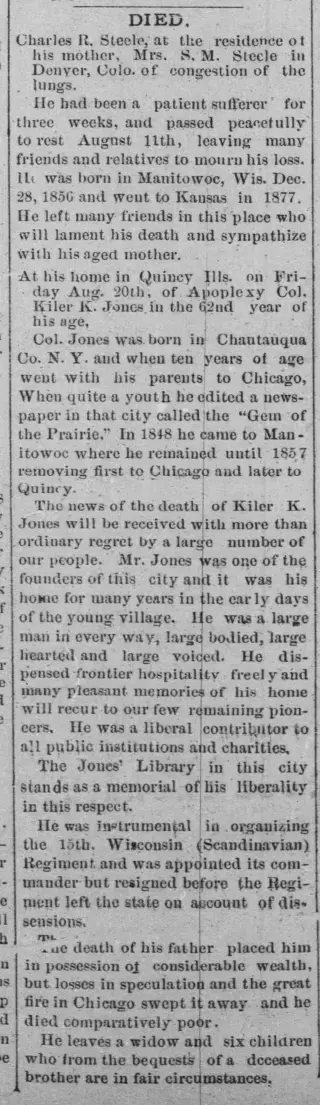 other Newspaper clipping from Aug 24, 1886 5786156