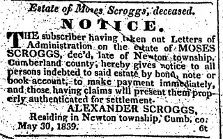 other Newspaper clipping from Jun 20, 1839 5786174