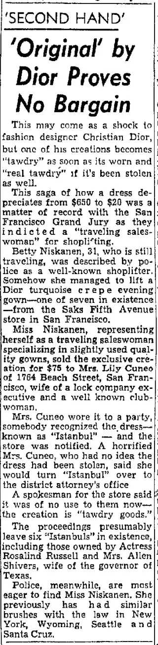 other Newspaper clipping from Aug 28, 1953 5786298