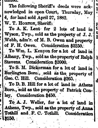 other Newspaper clipping from May 11, 1882 5786704