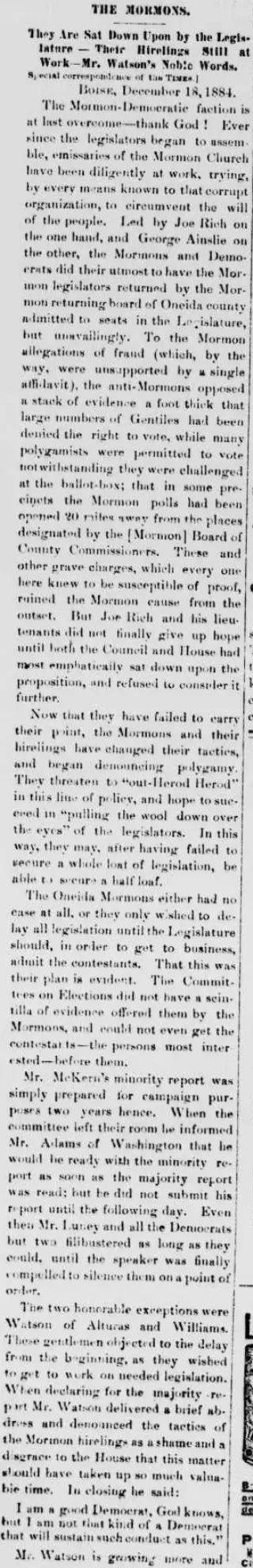 other Newspaper clipping from Dec 19, 1884 5786778