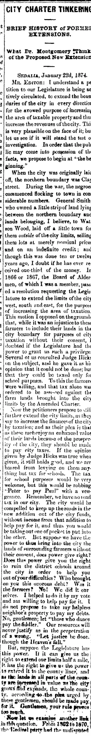 other Newspaper clipping from Jan 23, 1874 5787058