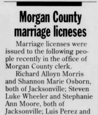 Marriage Newspaper clipping from Oct 16, 2000 5787448