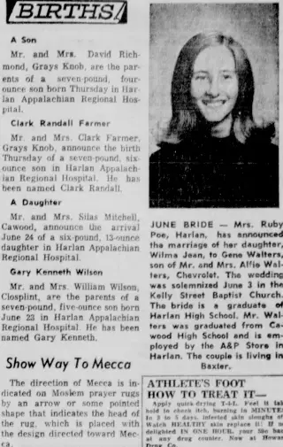 Birth Newspaper clipping from Jun 30, 1969 5787696