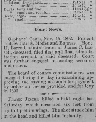 other Newspaper clipping from Nov 19, 1892 5787699