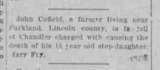 Crime Newspaper clipping from May 8, 1901 5787719