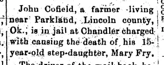 Crime Newspaper clipping from May 10, 1901 5787727