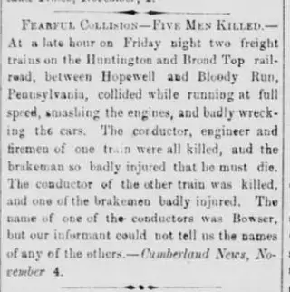 other Newspaper clipping from Nov 9, 1872 5787735