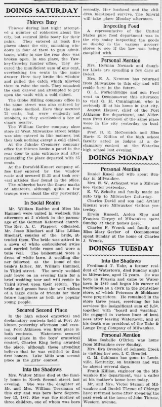 other Newspaper clipping from May 6, 1910 5787844