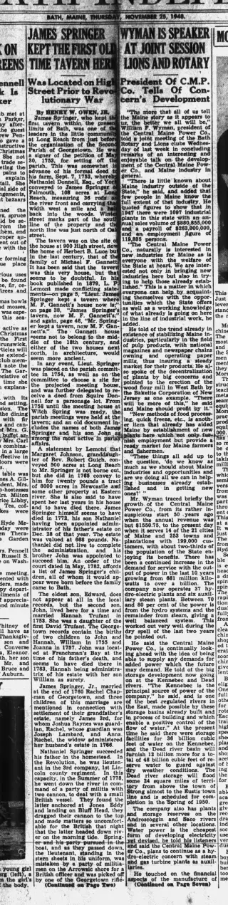 other Newspaper clipping from Nov 25, 1948 5787914