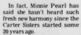 Entertainment Newspaper clipping from Aug 29, 1976 5788392