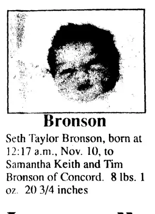 Birth Newspaper clipping from Nov 19, 1990 5788505