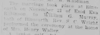 Marriage Newspaper clipping from Dec 2, 1940 5788915