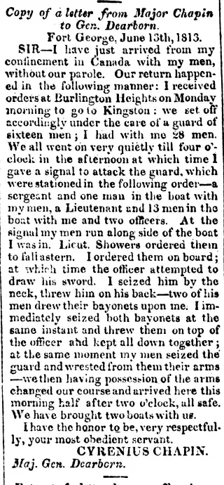 other Newspaper clipping from Aug 4, 1813 5788930