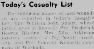 other Newspaper clipping from Jan 26, 1944 5788974