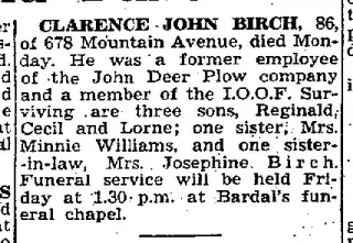 Obituary Newspaper clipping from Feb 6, 1952 5789272