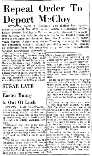 other Newspaper clipping from Apr 10, 1946 5789426