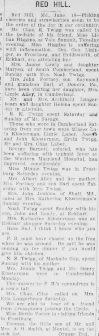 other Newspaper clipping from Jun 17, 1909 5789549