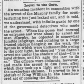 Crime Newspaper clipping from Oct 11, 1894 5789626