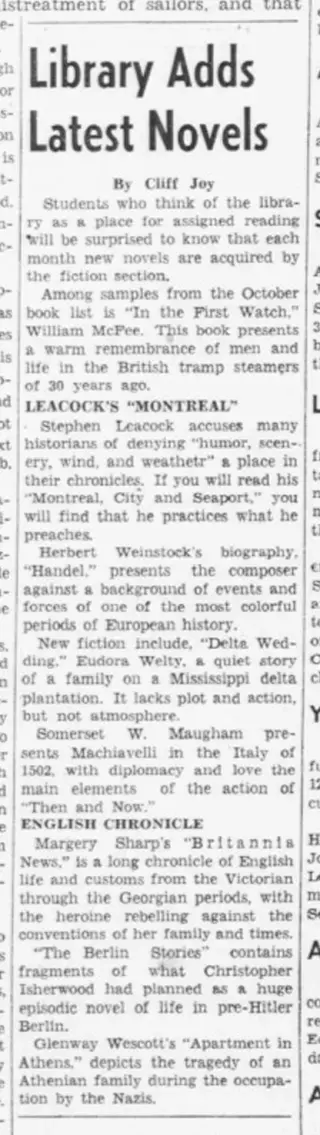 other Newspaper clipping from Nov 26, 1946 5789814