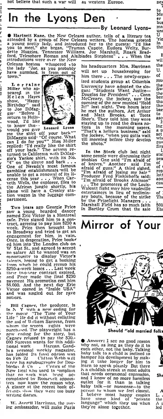other Newspaper clipping from May 10, 1948 5789932