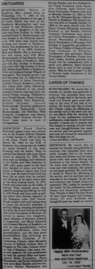 other Newspaper clipping from Oct 20, 1992 5790173