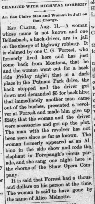 other Newspaper clipping from Aug 12, 1891 5790193