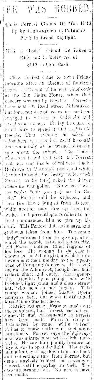 other Newspaper clipping from Aug 10, 1891 5790214